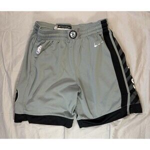 Nike Brooklyn Nets Statement Swingman Shorts NBA Men’s Size 38 Basketball Gray